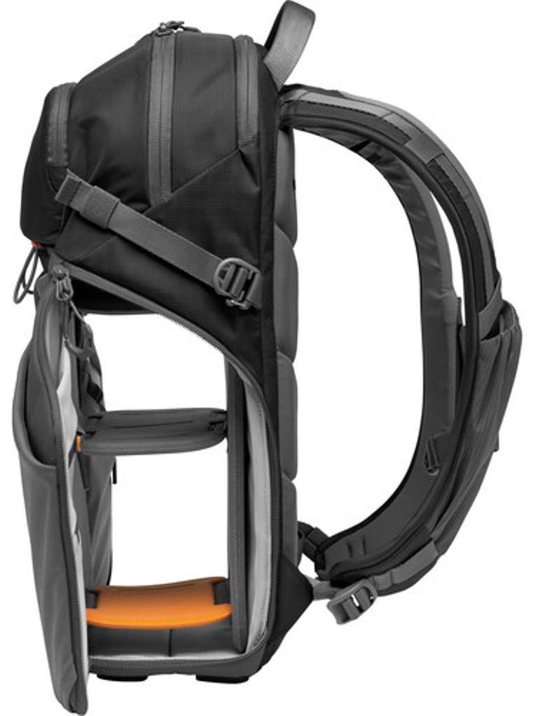 Lowepro LP37260-PWW Photo Active plecak fotograficzny z QuickShelf jednoczęściowy, pomieści laptopa 12" / worek na napoje 2 l, do CSC firmy Sony, Canon, Nikon, Gimbals, dronów, DJI, Osmo, Mavic