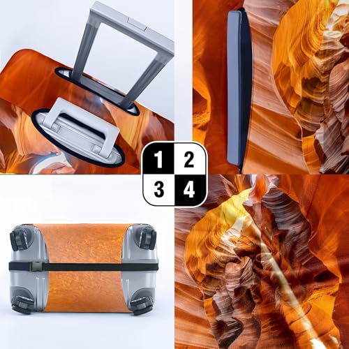 Travel Luggage Cover Suitcase Protector Scratch-Resistant Fit Not Included Suitcase World Famous Narrow Canyon XL-30-32in4