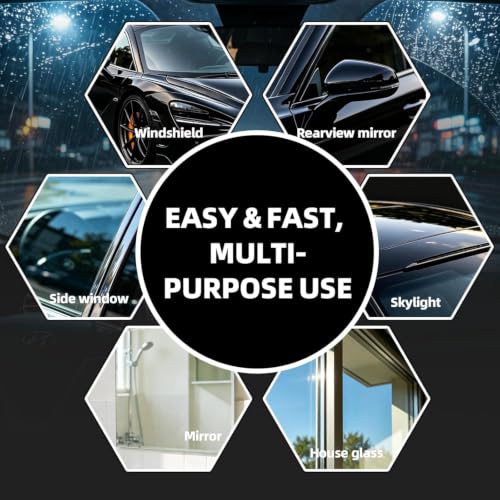 Image of Glass Anti Fog Hydrophobic Coating & Water Repellent Spray for, Mirrors, Car Windshields, Goggles, Shower Doors - Fogless, Rainproof (Glass Anti Fog Hydrophobic Coating & Water Repellent Spray)