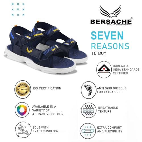 Image of BERSACHE Extra Soft Classic Sandal with Ultra Soft & Flexibility Sandals for Men's