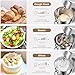 Stand Mixer, Zuccie 4.8QT Kitchen Electric Stand Mixer, 380W Motor Power Food Mixer, 8+P-Speed Dough Mixer with Dough Hook, Wire Whip & Beater, Silver