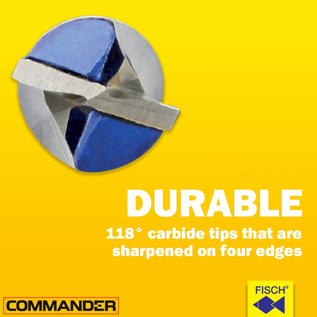 Lot de 5 forets multi-usages Ø 4-5-6-8-10 mm