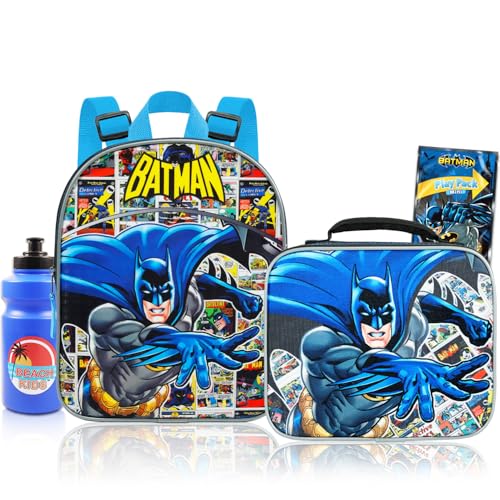 Batman Backpack with Lunch Box Set - Deluxe 11
