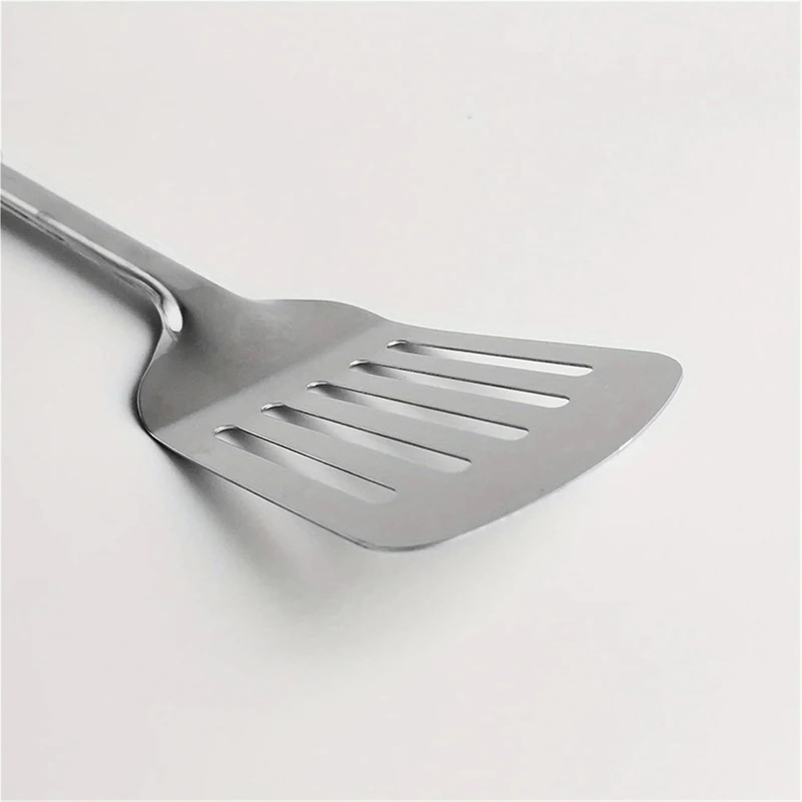 4PCS Edelstahl Wok Spachtel Metall Küche Zubehör Schlitz Turner Reis Löffel Schöpfkelle Kochen Werkzeuge Utensil Set für Antihaft-Kochgeschirr
