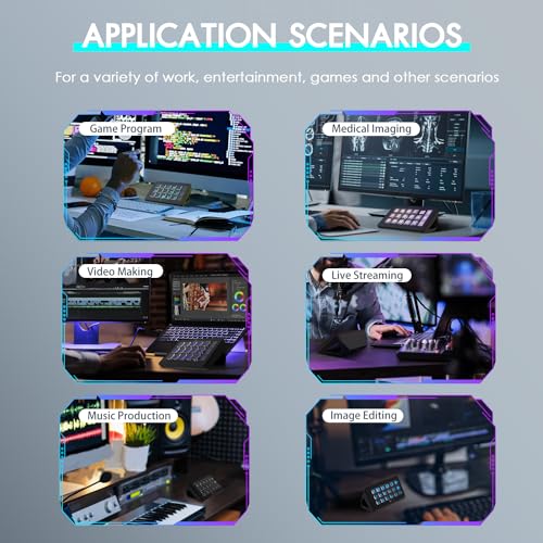 AKP153 Studio Deck, controlador de transmissão, ações de gatilho em aplicativos e software como YouT