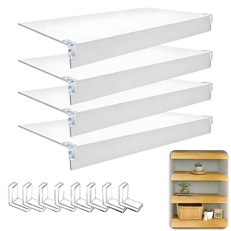 Confezione da 4 coperture in PVC per griglia da cucina, 94 x 30,5 cm, facili da pulire, effetto legno, per spazi di cottura disordinati, proteggono il pavimento e migliorano l'arredamento della cucina
