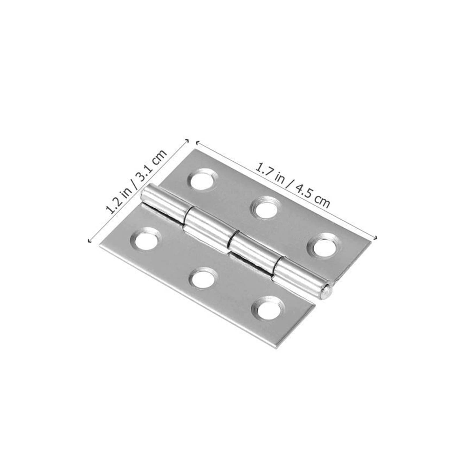 Minibisagra Bisagra pequeña Bisagra de acero inoxidable de 30 piezas, bisagra de 2 pulgadas, bisagra de subpuerta silenciosa gruesa, bisagra plana silenciosa, bisagra de hoja suelta for puerta