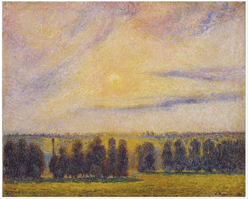 Peinture murale Pissarro Eragny 60x90cm pour habiller un grand mur vide de salon moderne
