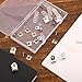 Football Helmet Repair Kit, Including Stainless Steel R-Shape Soccer Visor Clips, Nuts, Screws, Rubber Gasket, Baseball, Softball, Hockey, Football Helmet Hardware Kit