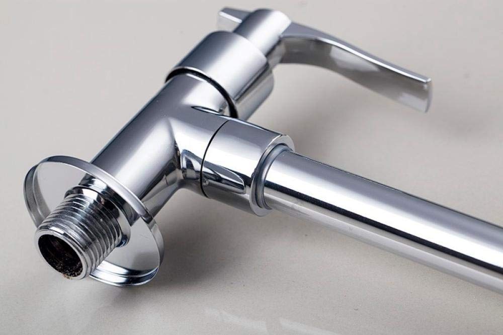 Huin Rubinetto da cucina in ottone a parete Espansione pieghevole Rubinetto per lavello da cucina fai-da-te Rubinetto per lavatrice Rubinetto per acqua fredda