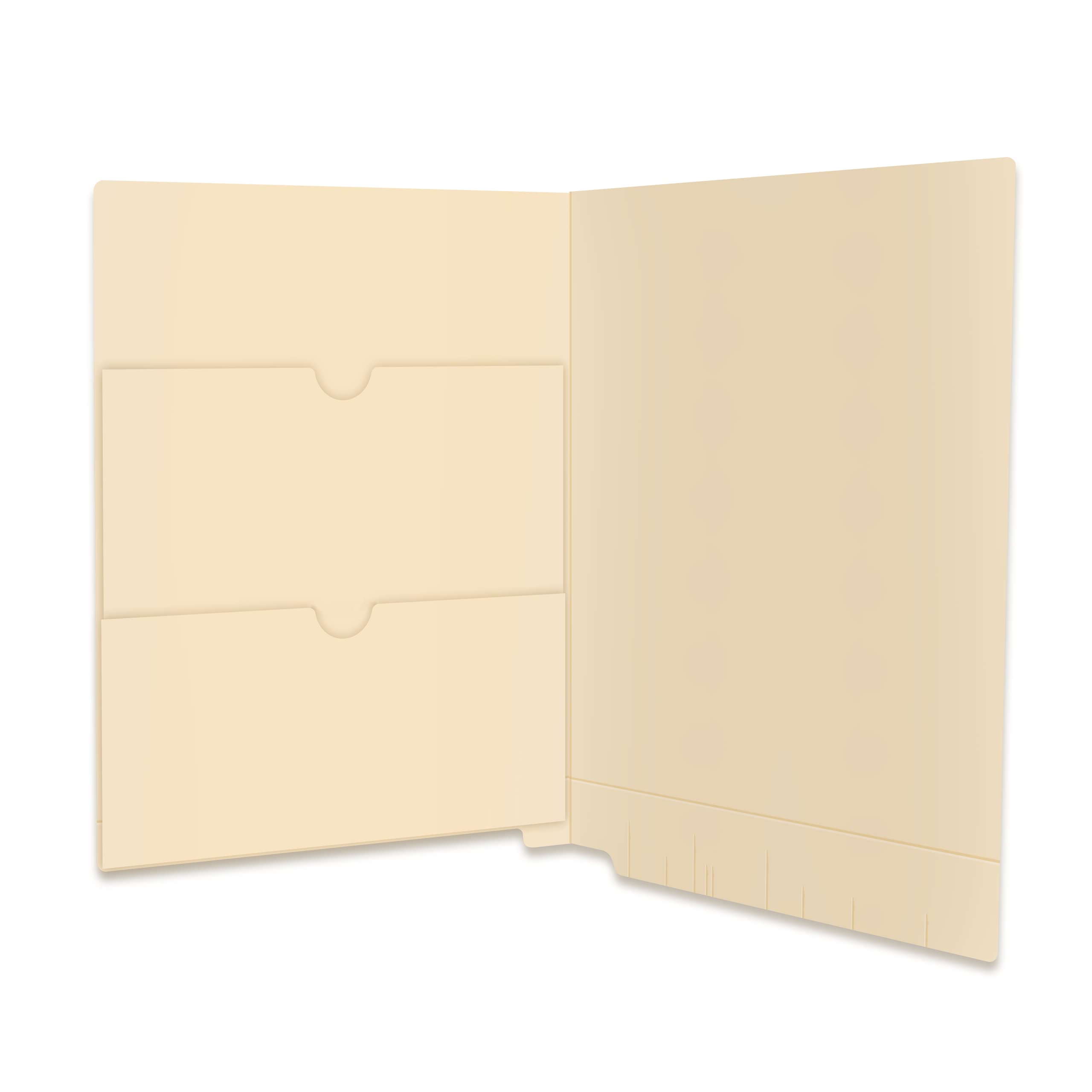 11pt File Folders Manila Pocket Folders - 11pt Strength With Full Back ...