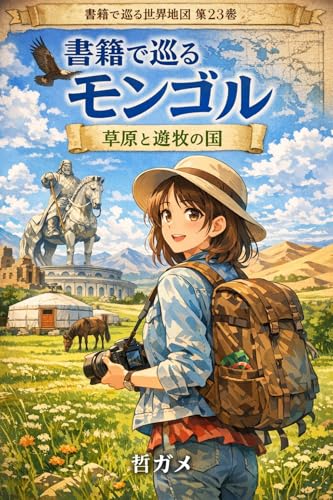 Travel Mongolia Through Books: A Land of Grasslands and Nomads Travel the World Through Books (Japanese Edition)