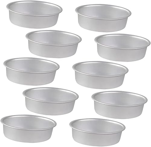 Miniatura 1 de Hemoton Juego de moldes ovalados para conservas, bandeja para hornear antiadherente, mini molde para cupcakes, molde para tartas, moldes para