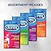 Durex Pleasure Pack, Assorted Premium Lubricated Condoms, 12 Count