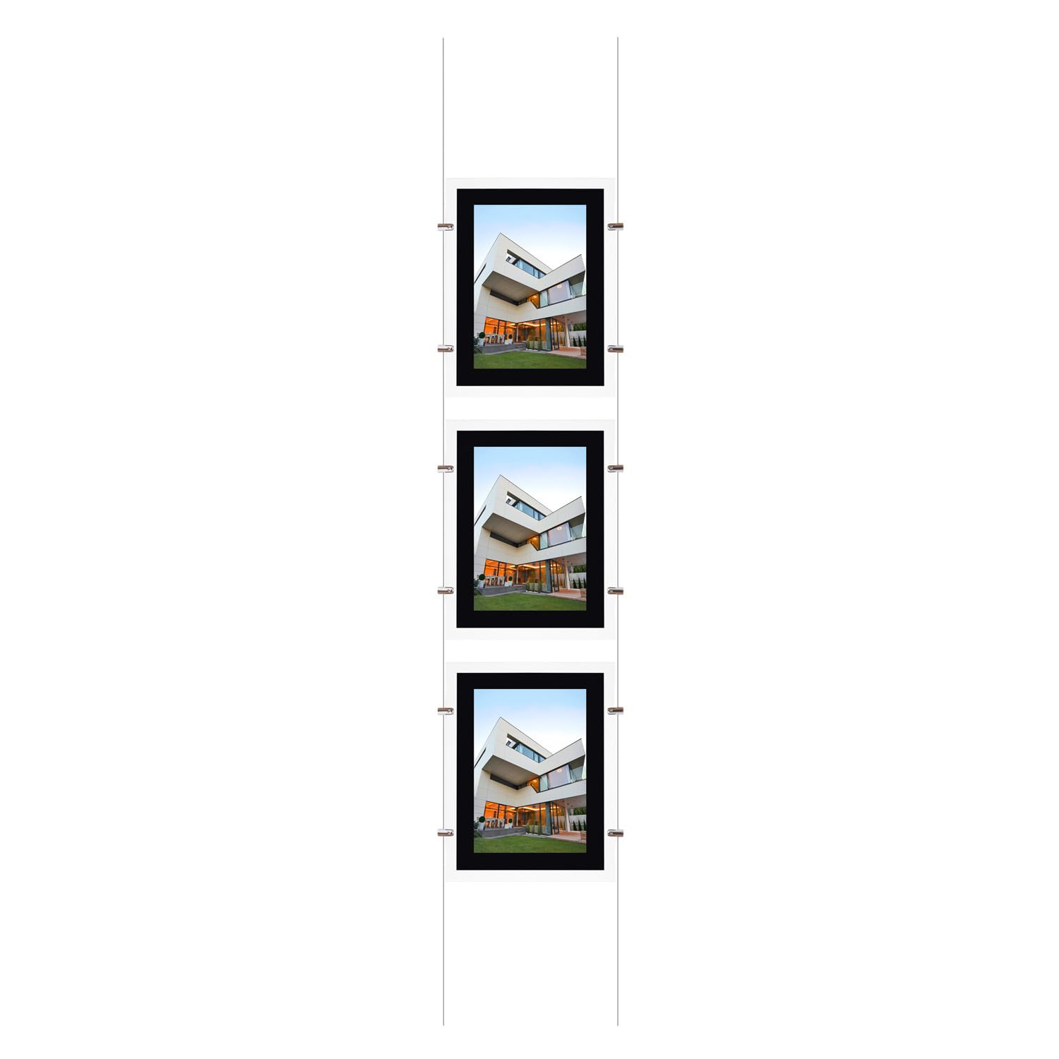 LEDKIA LIGHTING Kit Cartel Expositor LED DIN A3 Vertical 3