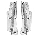Soft Close Cylinder Pull Down Hinges,Scissor Hinge,Heavy Duty Attic Stairs Hinge,Self Closing Door Hinge 2Pcs Set Steel Up Spring Hinge for Cabinet Cupboard Closet Wardrobe Door
