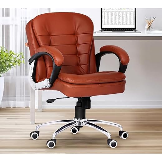 Milford Mid Back Ergonomic Chair Tan