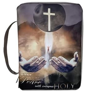 Iewroyt Bibelabdeckungsfall mit Kreuz und Halter