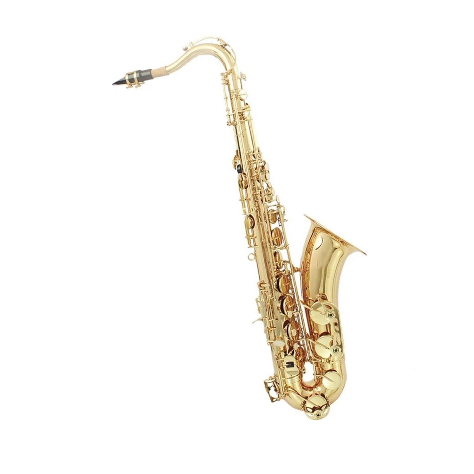 sassofono Strumento sassofono tenore in oro Accessori professionali Sassofono tenore in Sib per gruppi di principianti da suonare