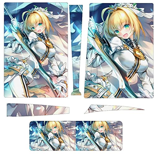 PS5 XLV[ ZCo[EuCh Fate FGO PS5 Sticker fBXN PlayStation 5 XLV[ یJo[ { Rg[[ XLtB Jo[ XebJ[ ho h~ یV[ Sʕی vCXe[