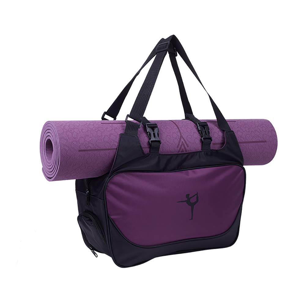 Tbest Tappetino da Yoga Tote Holde, Grande Sport Che Trasporta la Palestra di Fitness capacità Sport Che Trasporta la Borsa di Fitness per Lo Yoga