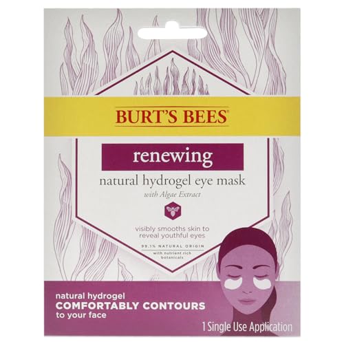 Burts Bees Mascarilla de hidrogel natural renovadora para mujer
