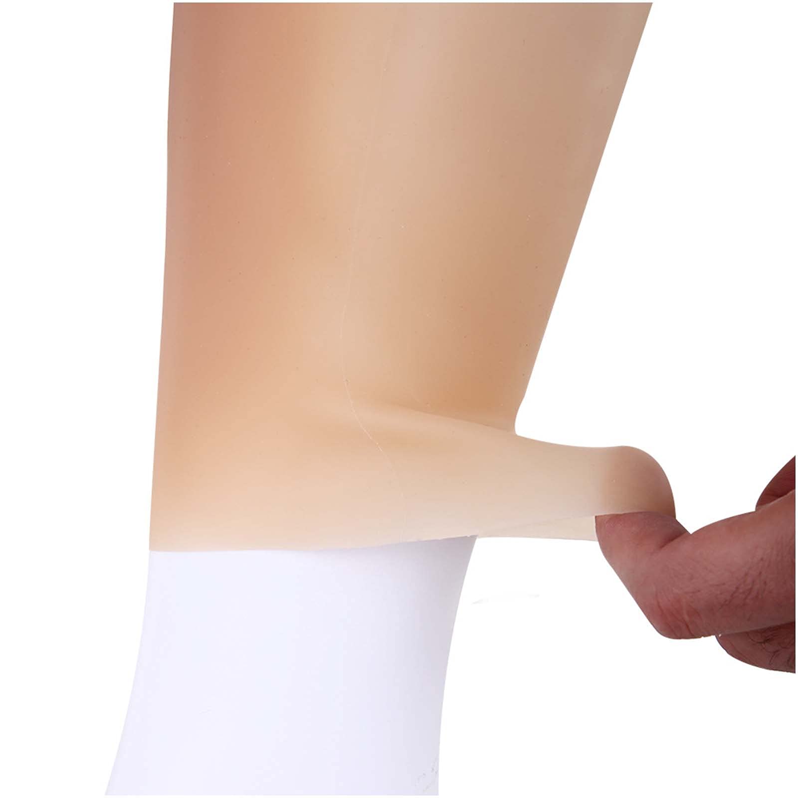 Brazo Falso de Silicona, Mangas de Tatuaje Falsas, para Ocultar Cicatrices, Tatuajes, Marcas de Nacimiento, Brazos Delgados, travestismo, Cosplay, 1 Pieza (marrón M)