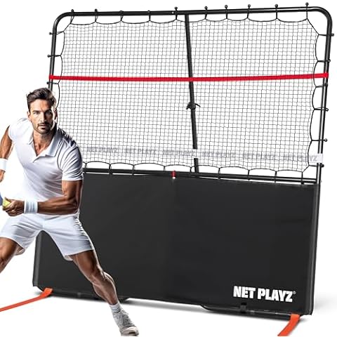Pickleball Rebounder Training Aid: Adjustable Angles, Easy Setup & Storage - Improve Your Forehand, Backhand, Dink, and Volley Accuracy, & Develop Your Kitchen Game Cover