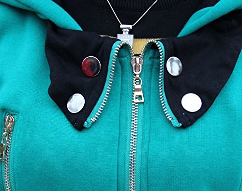 Holran Anime Tokyo Ghoul Kaneki Ken Tshirt Sweater Hoodie Jacket (Medium, Green) #TOP6