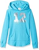 Spotted Zebra Girls' French Terry Pullover Hoodie Sweatshirts, Blue, Numbers, Small