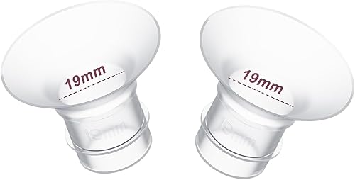 2 piezas de insertos de brida de 0.748 in para tamaño de pezón de 0.591 in a 0.669 in, se adapta a Momcozy S12 ProS9 ProM5, S9S12S19S21S23, Elvie,