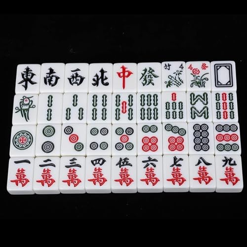 Mahjong Chinois numéroté tuiles pour débutant et expert avec grand format traditionnel - 2