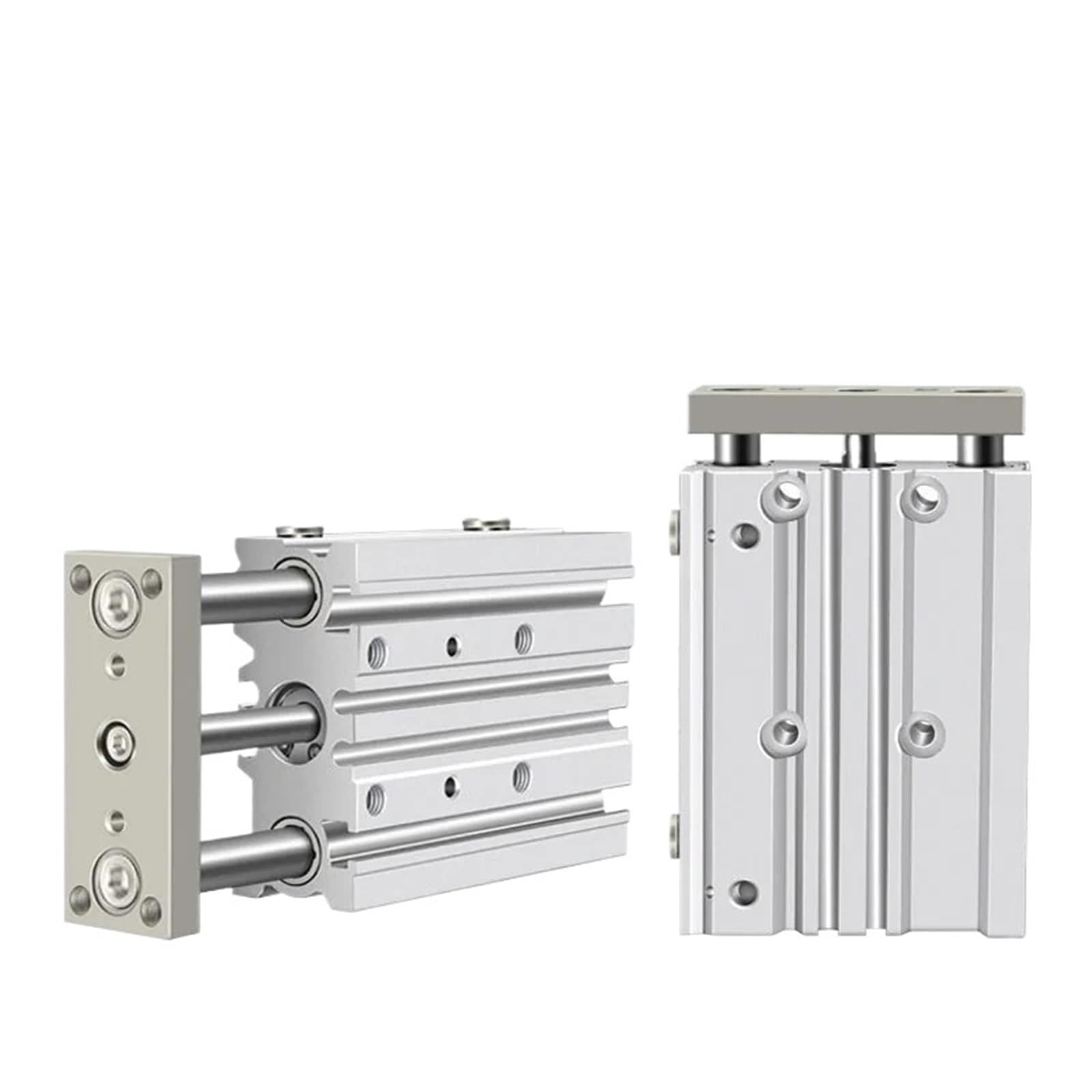 Vérin de guidage compact MGPM20 SMC pneumatique alésage 20 mm course 75 mm à trois axes