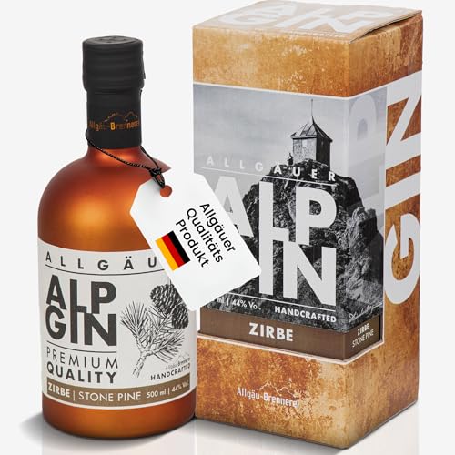 AlpGin 'Zirbe - Gin aus dem Allgäu 44% Vol. 500 ml