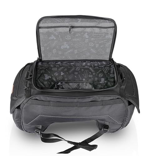 Image of GUARDIANGEARS Sidekick Universal 45Ltrs Tail Bag with Waterproof rain Cover fits on All Motorcycles.