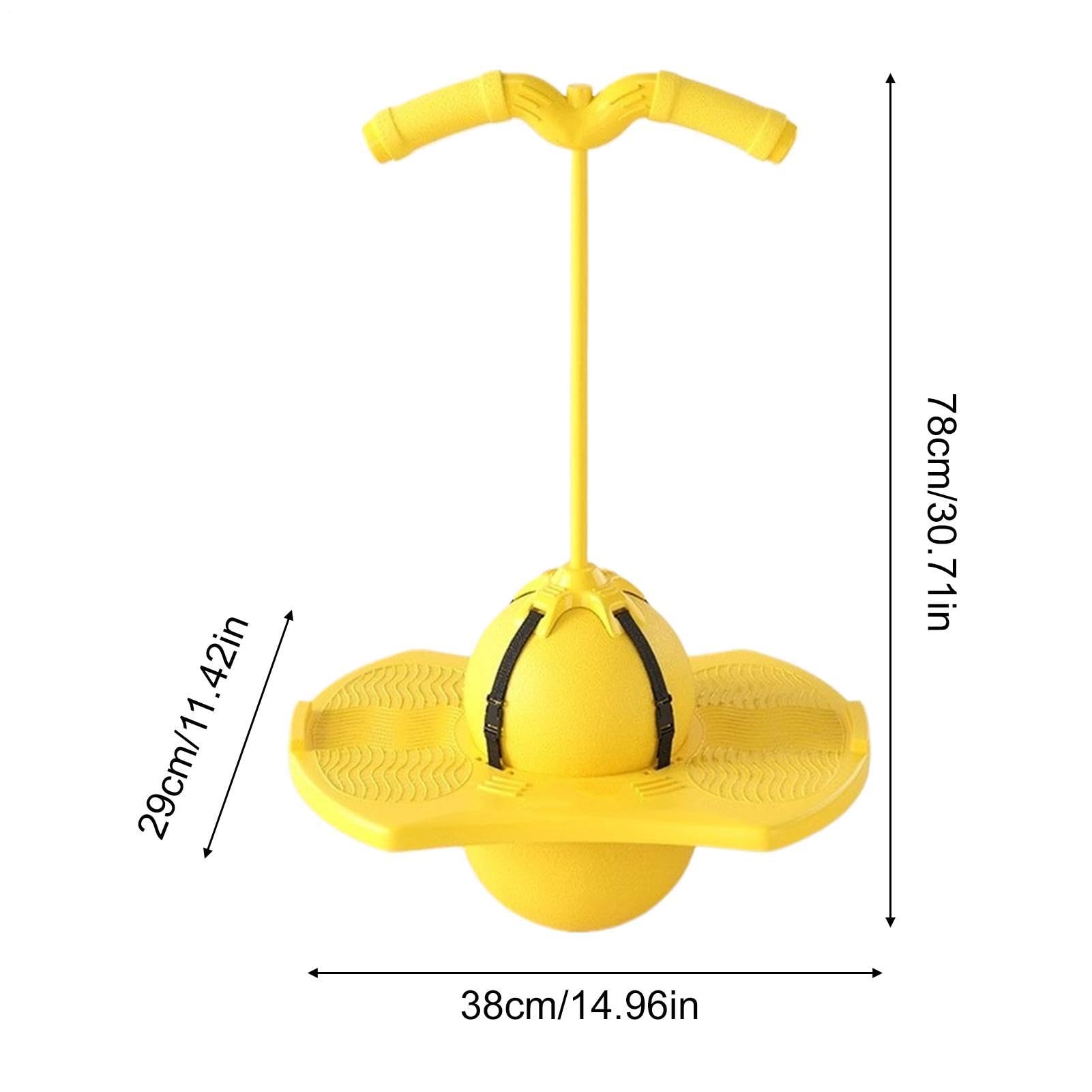 Pelota Saltarina con Asa con Asa Inflable para Diversión al Aire Libre | Pelota Saltarina para Brincar para Niños Adolescentes Adultos, en Casa Interior Exterior Parque Patio