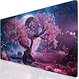 マウスパッド ピンク マウスパッド 大型 1500x800x3mm デスク マット 多尺寸可选 鼠标垫 洗いスムーズ表面 防水 耐久性が良 底部防滑 mouse pad 精度と速度を向上させた特殊表面 贈り物 YG-365