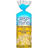 Quaker Crispy Minis Gluten-Free Butter Popcorn Rice Cakes, 127g/4.5 oz., {Imported from Canada}