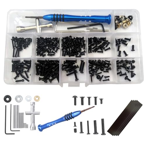 RC Screws Assortment Kit with Box Repair Tool Set Hardware Fixings for Wltoys 144001 1/14 RC Car - Image 3