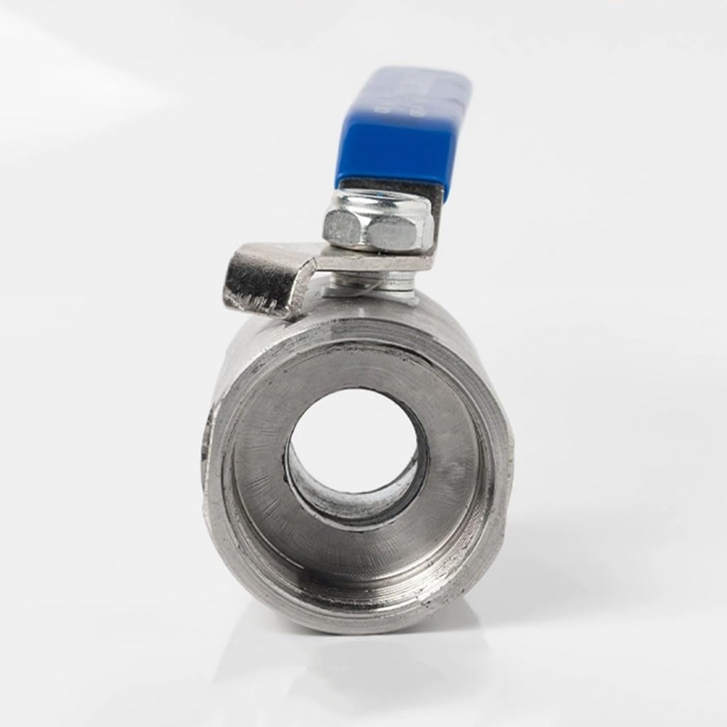 valvola a sfera, valvola a sfera in acciaio inox, Valvola a sfera di tipo largo in acciaio inossidabile, 1/4”3/8" 3/4" 1" 1-1/4" 1-1/2" 2" Interruttore valvola for tubo dell'acqua di rubinetto fi