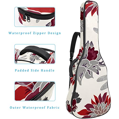 Housse de transport étanche pour guitare avec bandoulière réglable, Multicolore 03., 42.9×16.9×4.7 in, Organiseur de sac - Les Beatles, Paul McCartney, John Lennon, RIngo Starr, George Harrison Housse de transport étanche pour guitare avec bandoulière réglable, Multicolore 03., 42.9x16.9x4.7 in, Organiseur de sac – Image 5