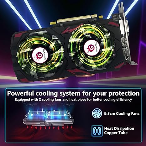 Jieshuo Amd Rx580 8 Go 256bit 2048sp Gddr5 Jeu D'ordinateur Carte