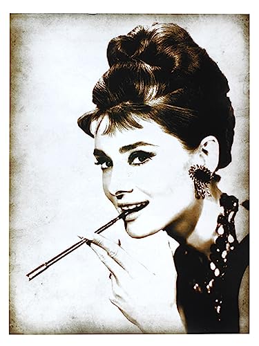 KUSTOM ART Poster Decorativo da Parete Serie Locandine da film Colazione da Tiffany Breakfast at Tiffany's Audrey Hepburn Stampa Artistica su Carta Patinata 42x30 cm Senza Cornice : Paramount Pictures