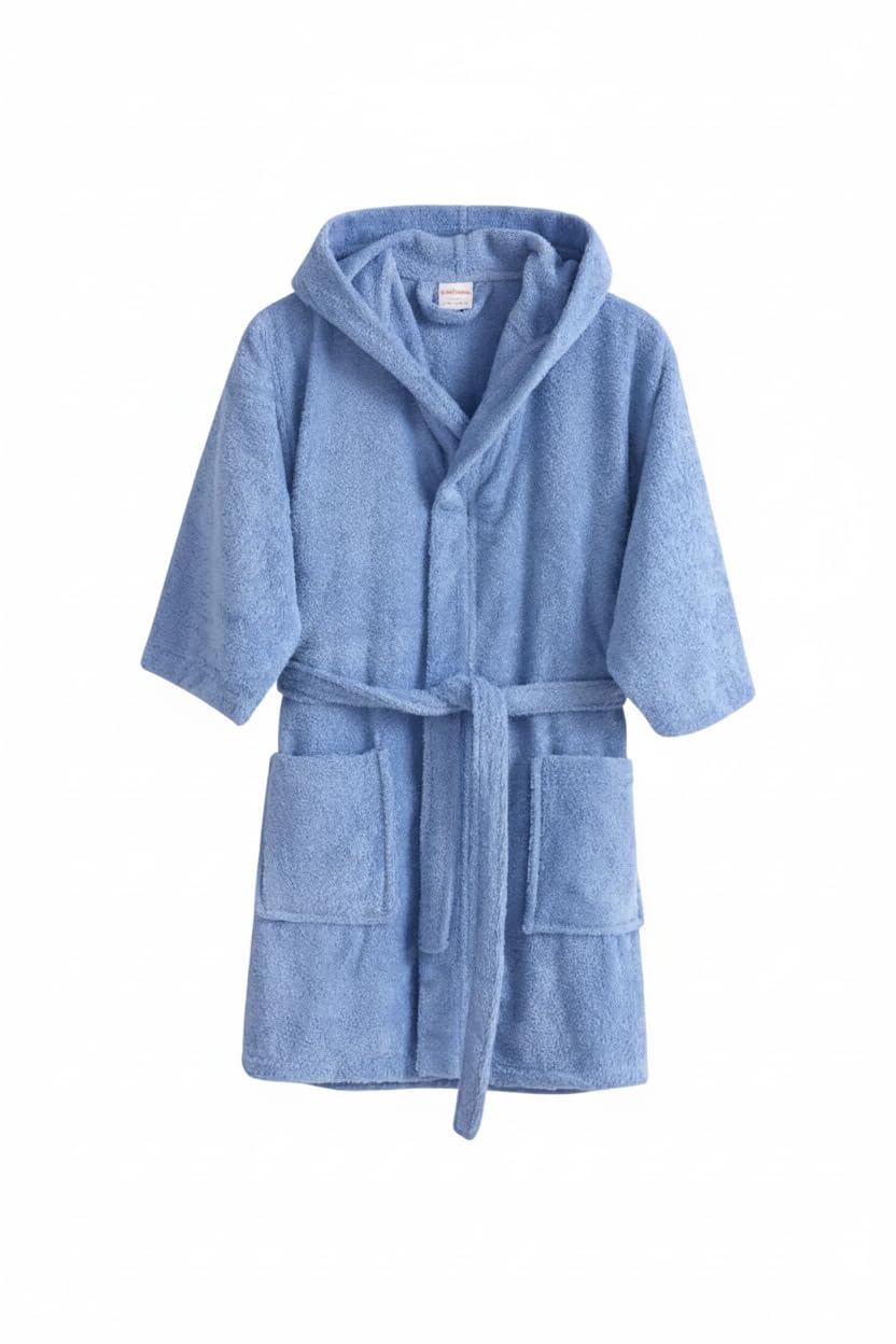 40° grados Albornoz infantil versátil y práctico, ideal para el uso diario en casa tras el baño o la ducha.