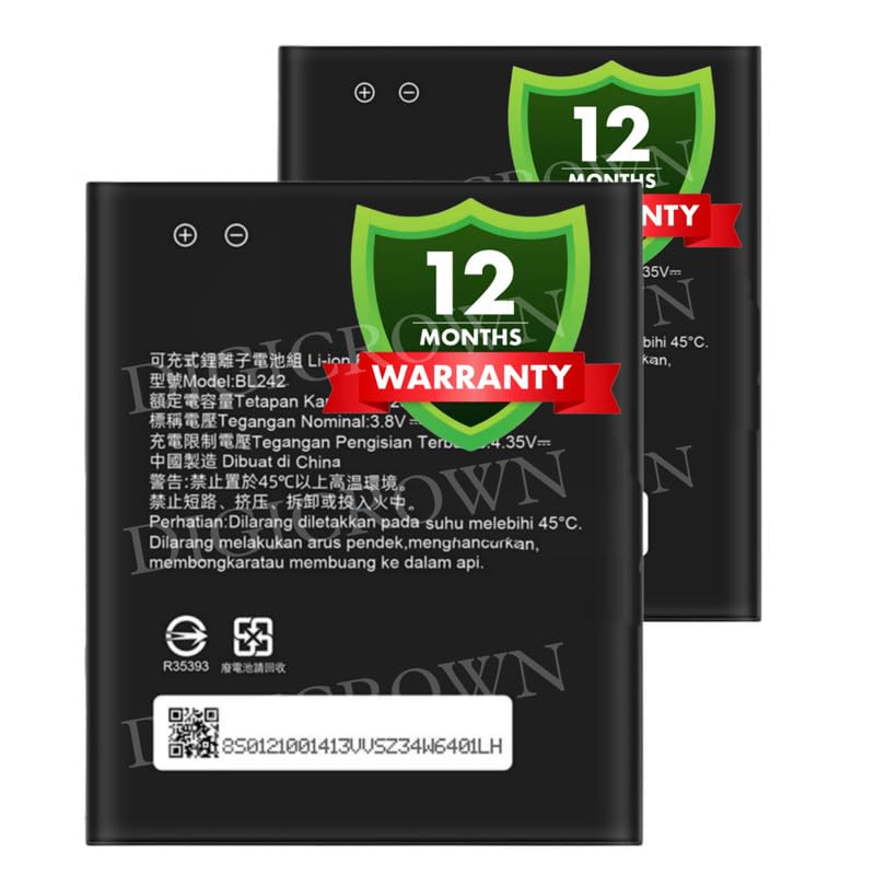 Image of Original BL242 Battery Compatible for Lenovo Vibe C (A2020a40) | Lenovo K3 (K30-T, K30-W) - (2300mAh) - 1 Year Warranty
