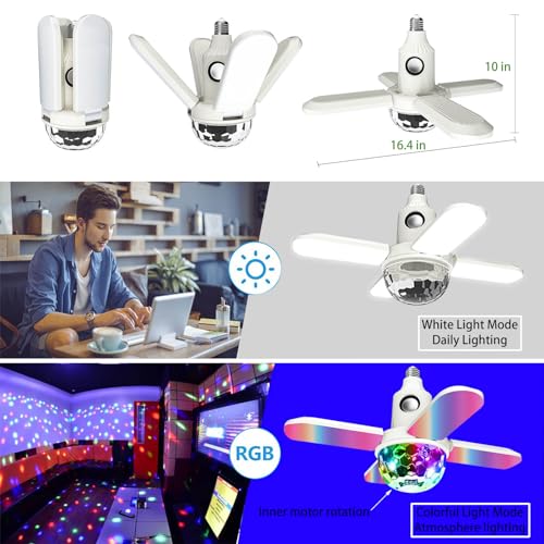 Metchite GW-FW-4-B Smart Light Bulbs Big Bluetooth Speaker 5 Colors Remote Control thumb #3