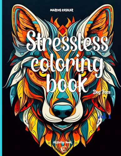 Dog faces - A coloring book for the whole family: Discover the calming world of cats and immerse yourself in creative relaxation.