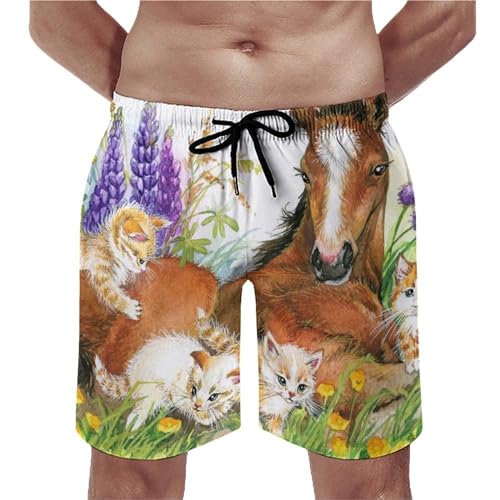 Short de bain séchage rapide UMENG avec poches et cordon ajustable S