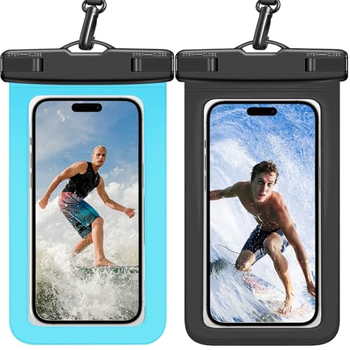 70 Years Loved Waterproof Phone Pouch IPX8 Universal Waterproof Case Dry Bag Phone Protector for iPhone 17/16/15/14 Pro Max Plus XS XR X8 Galaxy S25 S24 Pixel Up to 8.4'