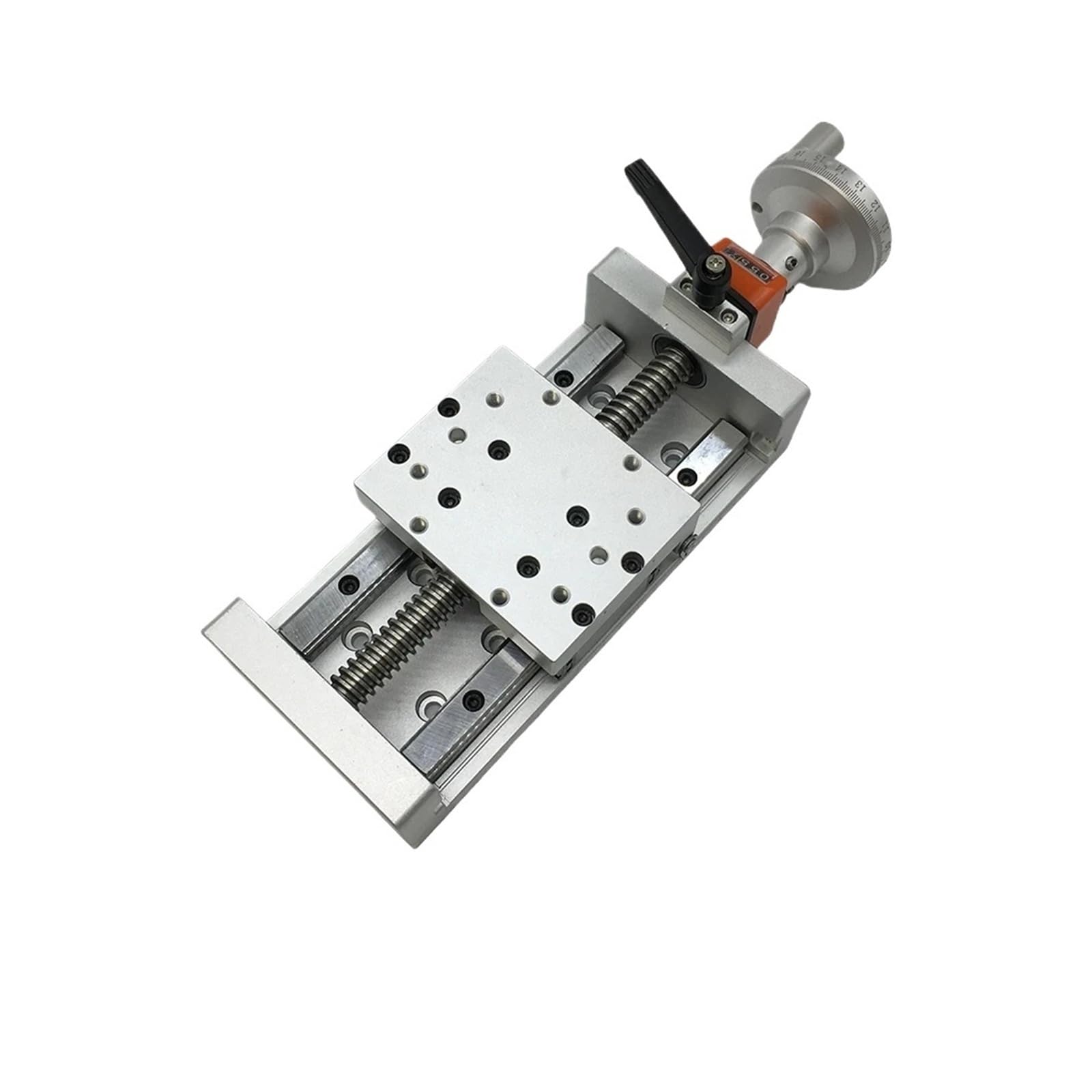 CNC Z Axis Manual Sliding Table, T-Type Self-Locking Stainless Steel Linear Platform, 100kg Linear Motion Platform, XYZ(100mm Stroke) Single Axis Robot